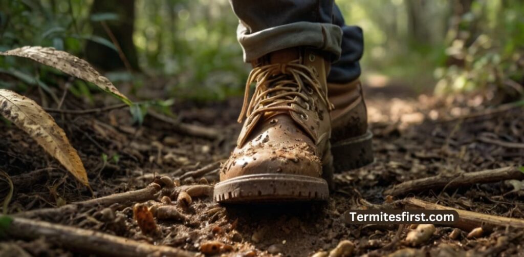 Bring Termites Home on Your Shoes