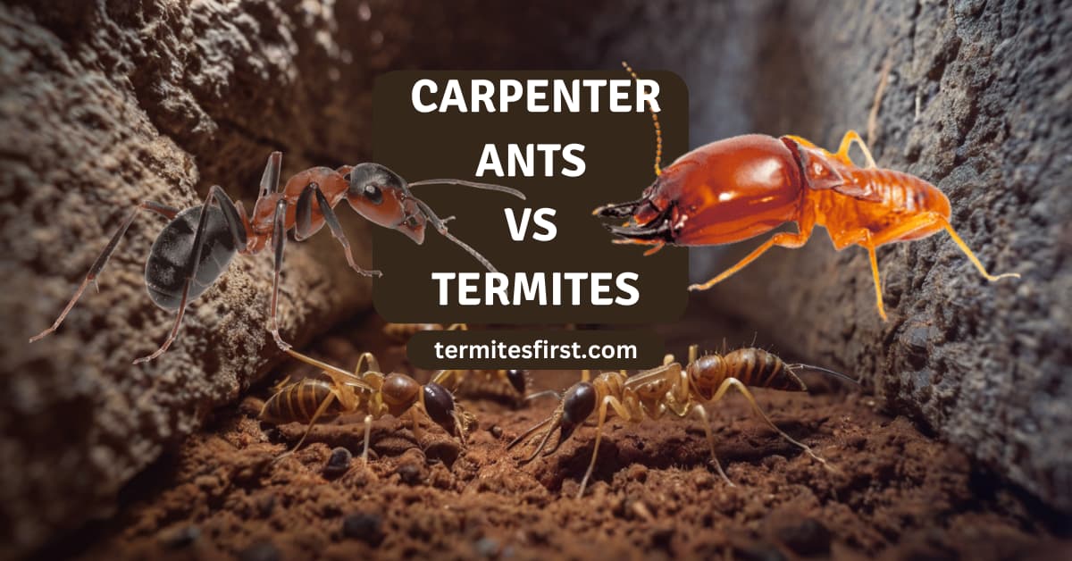 carpenter ants vs termites