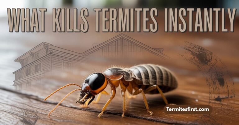 what kills termites instantly